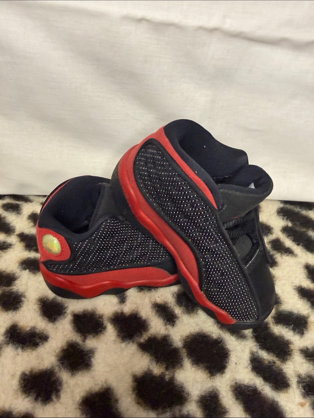 Kids Black & Red Athletic Sneakers